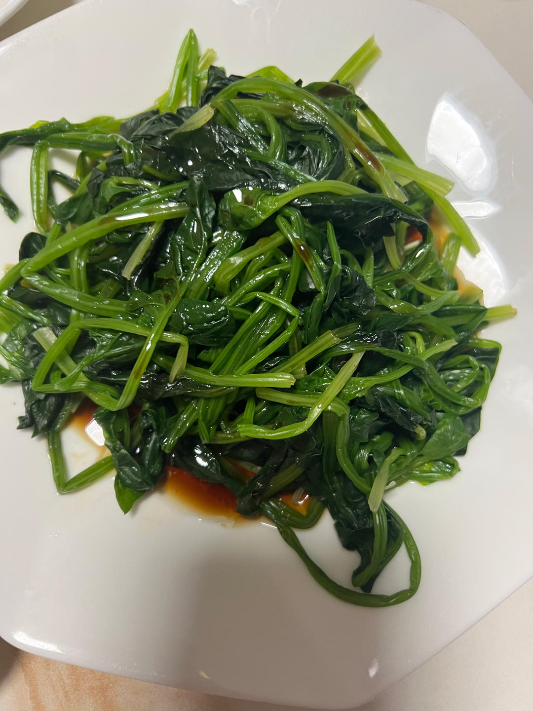 凉拌菠菜