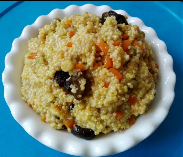 粗粮八宝饭丨小米渣 · 圆满素食