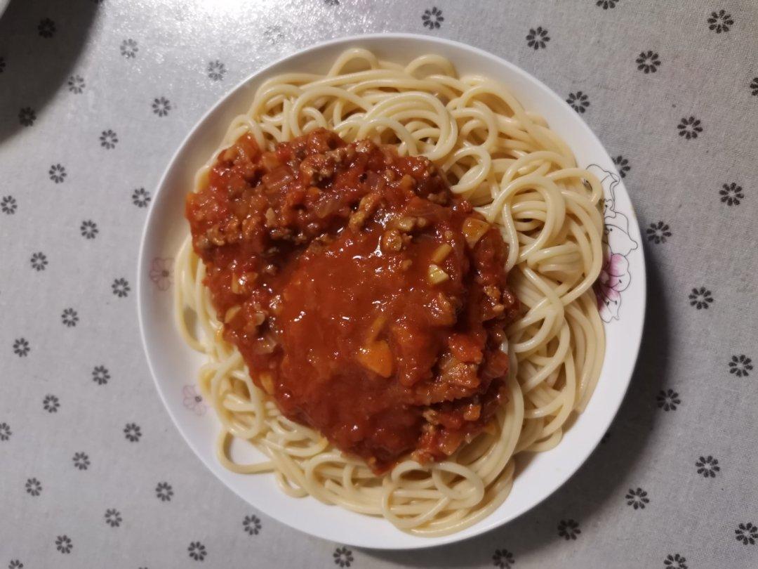 番茄肉酱意大利面-家常版