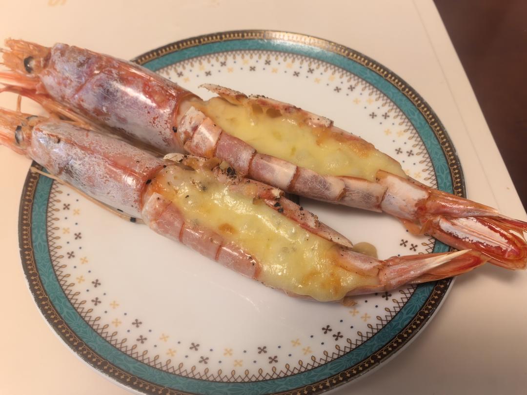 芝士焗大虾🦐巨型黑虎虾|年夜饭|宴客菜