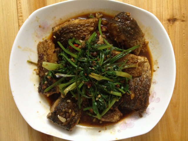 红烧鱼块