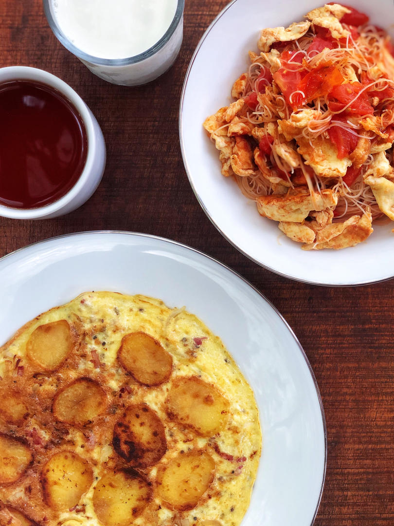 香喷喷又入味的番茄鸡蛋炒面