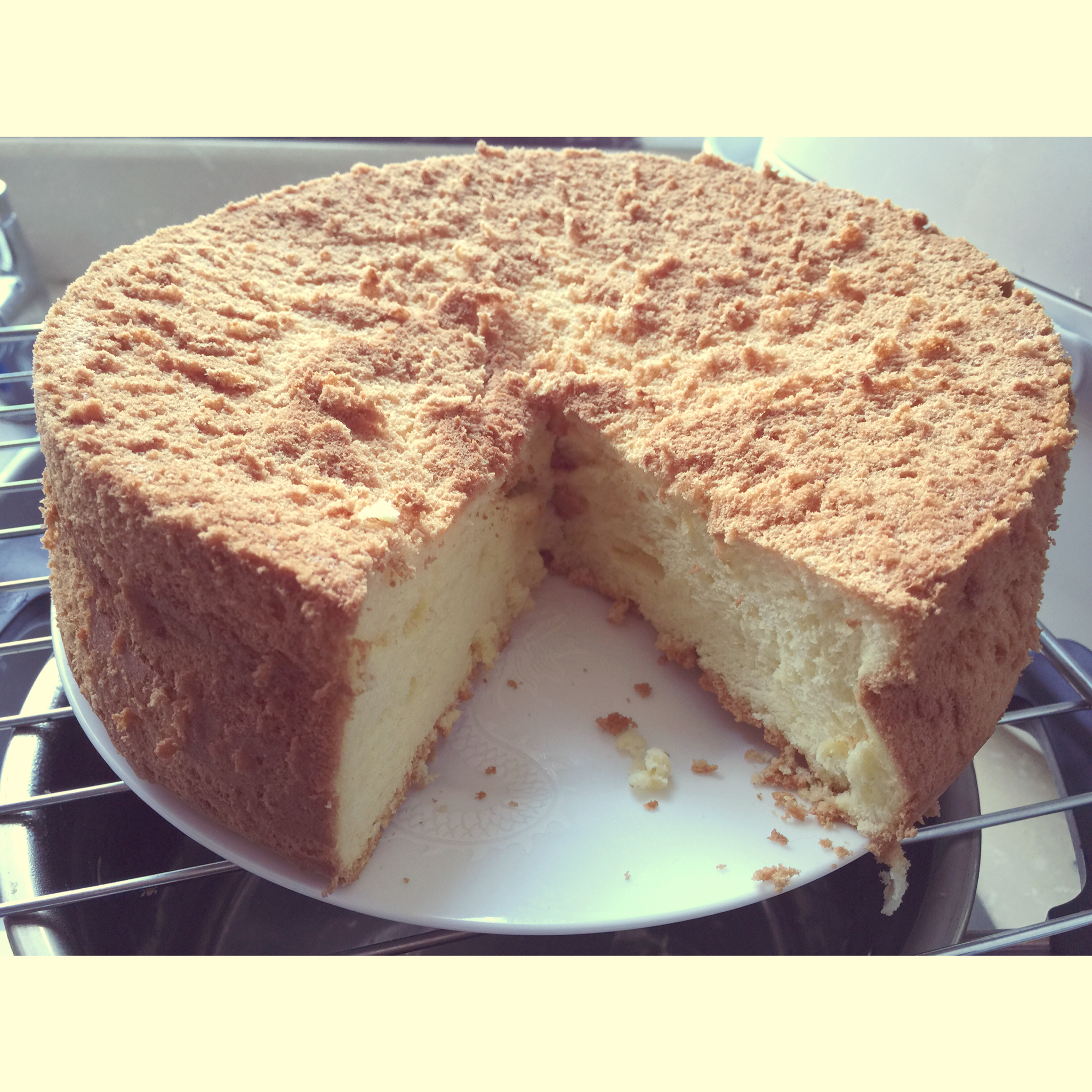 超好记八寸戚风蛋糕（后蛋法）