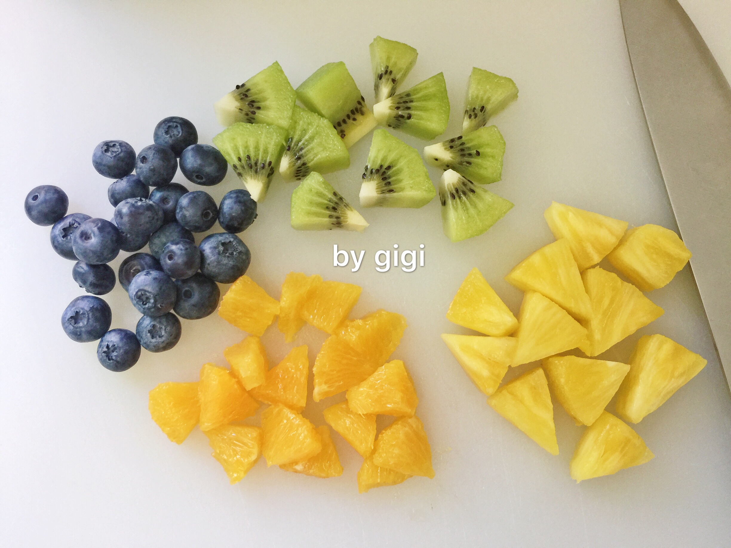 香橙焦糖水果脆藍的做法 步骤9