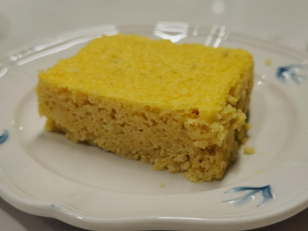 小米山药蒸糕简单几步，轻松完成