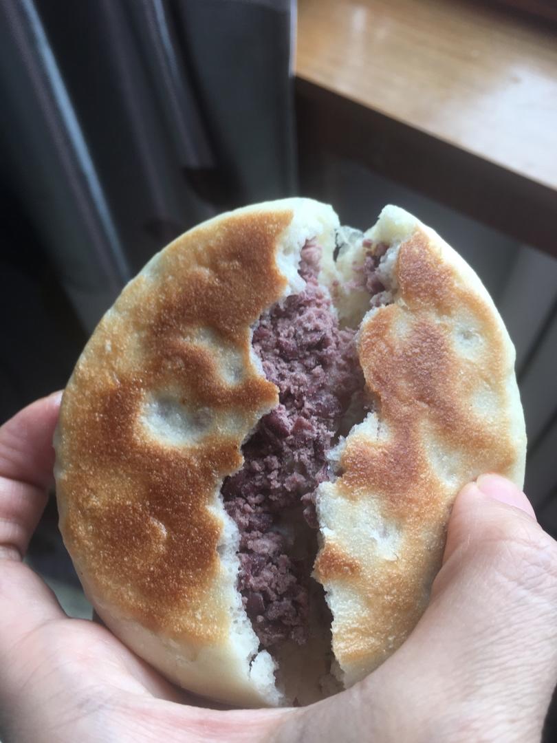 自制豆馅饼