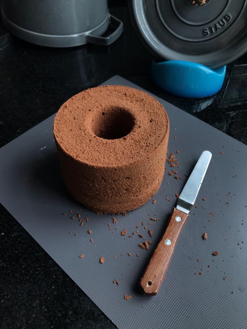 不消泡的巧克力戚风