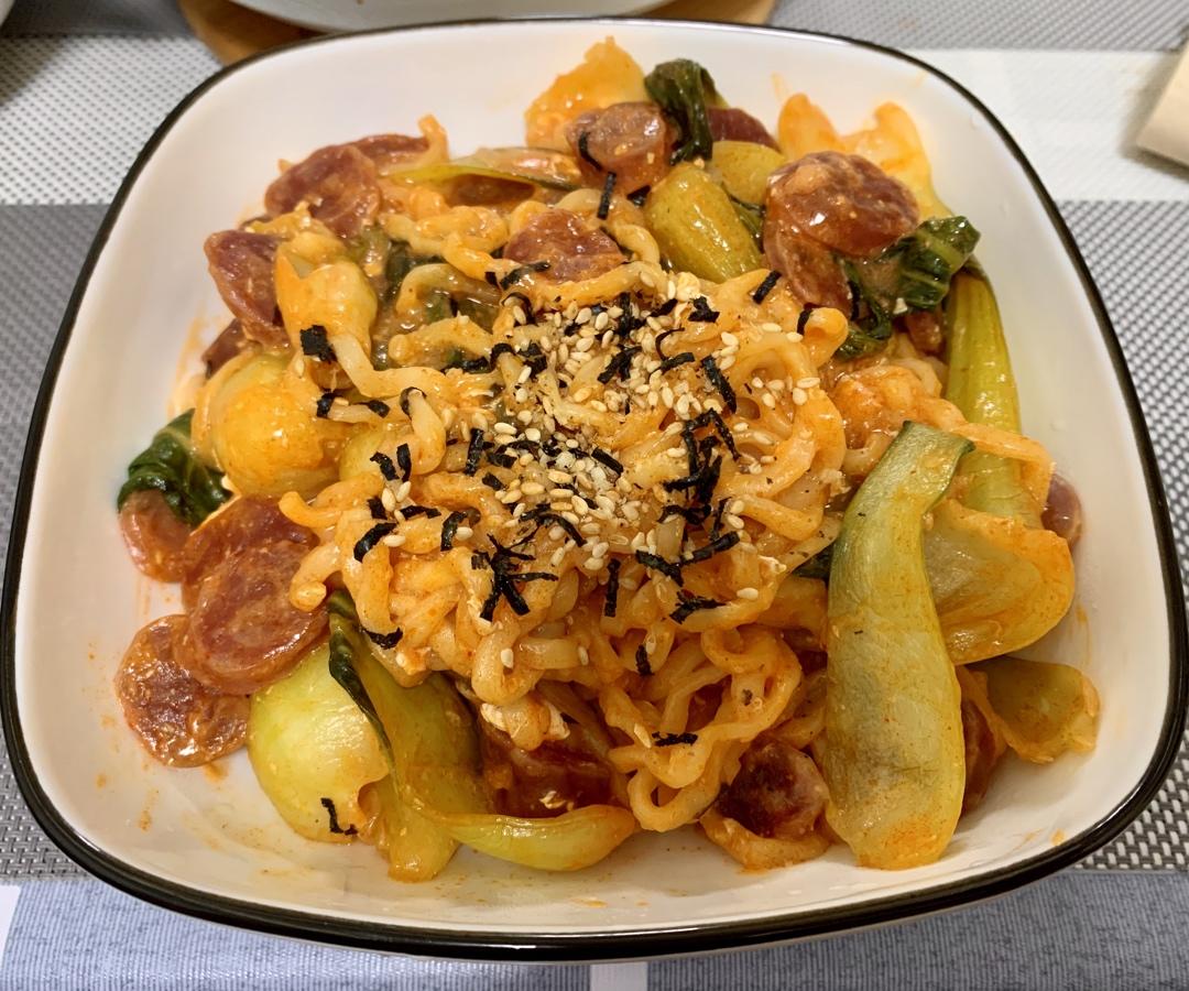 『冲淡辣味的火鸡面做法』🍅番茄酱版