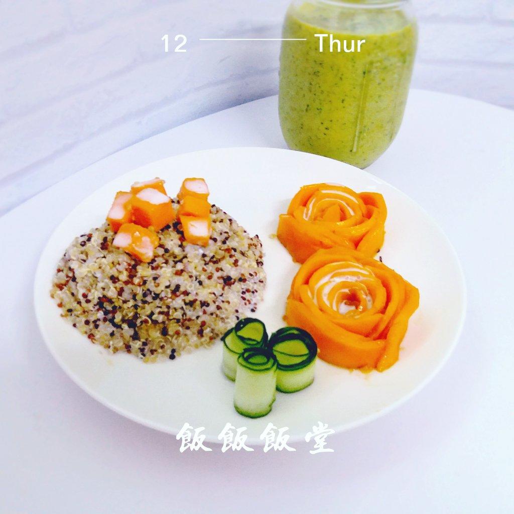 椰浆芒果糯米饭（附芒果玫瑰花做法）