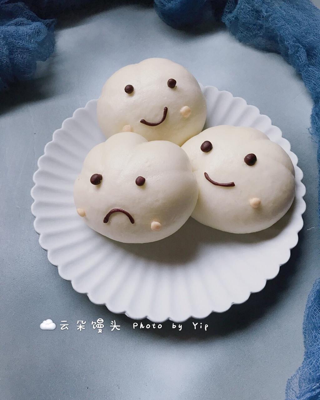 missy143做的《tinrry 》美姬老师教你做可爱云朵造型馒头