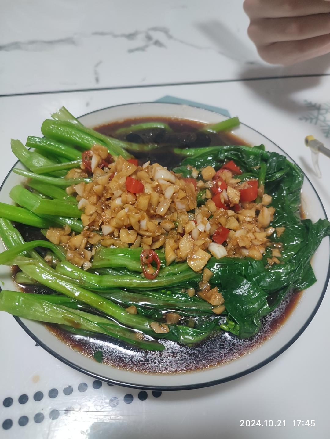 白灼菜心