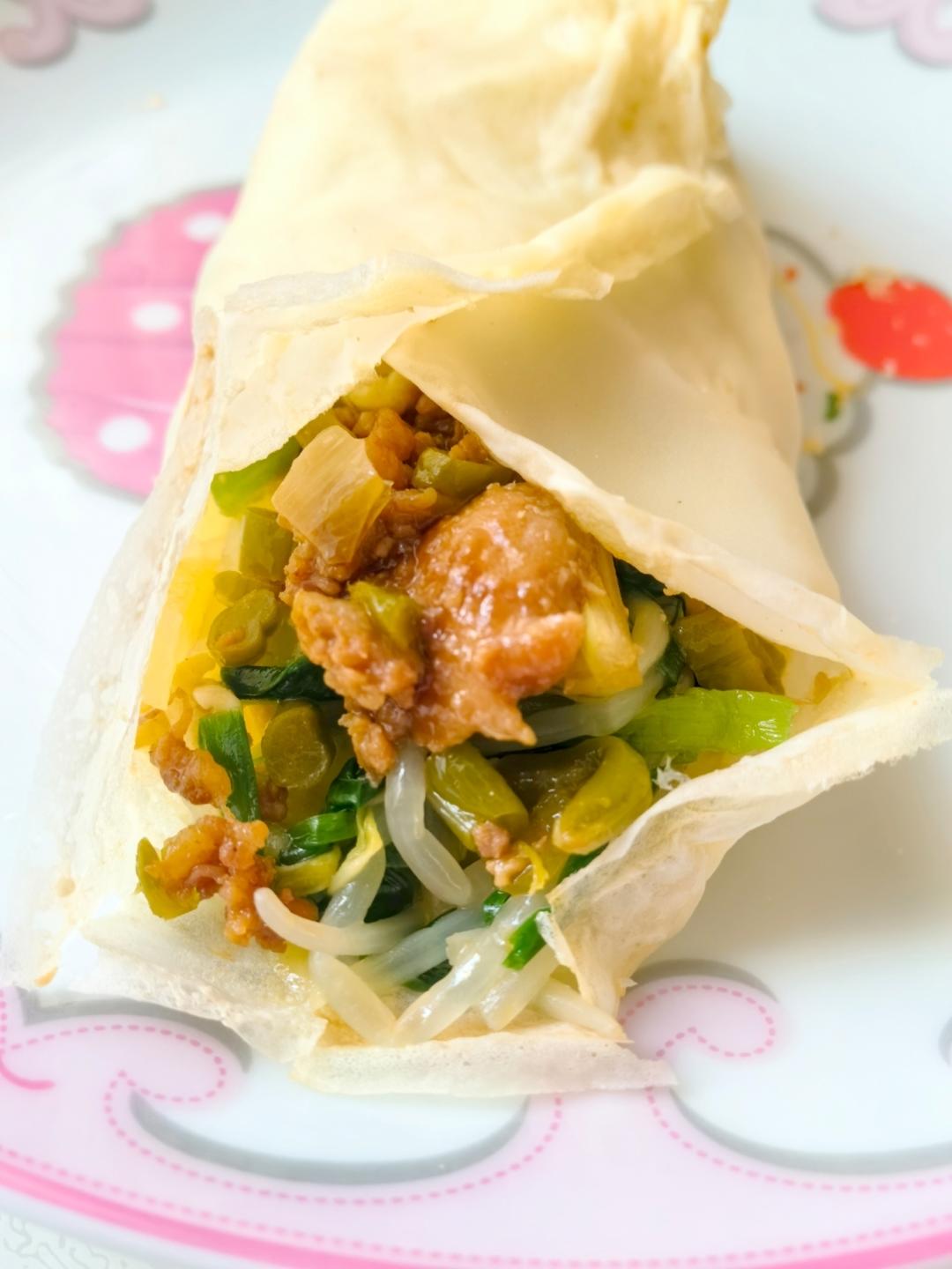 陕西煎饼卷菜