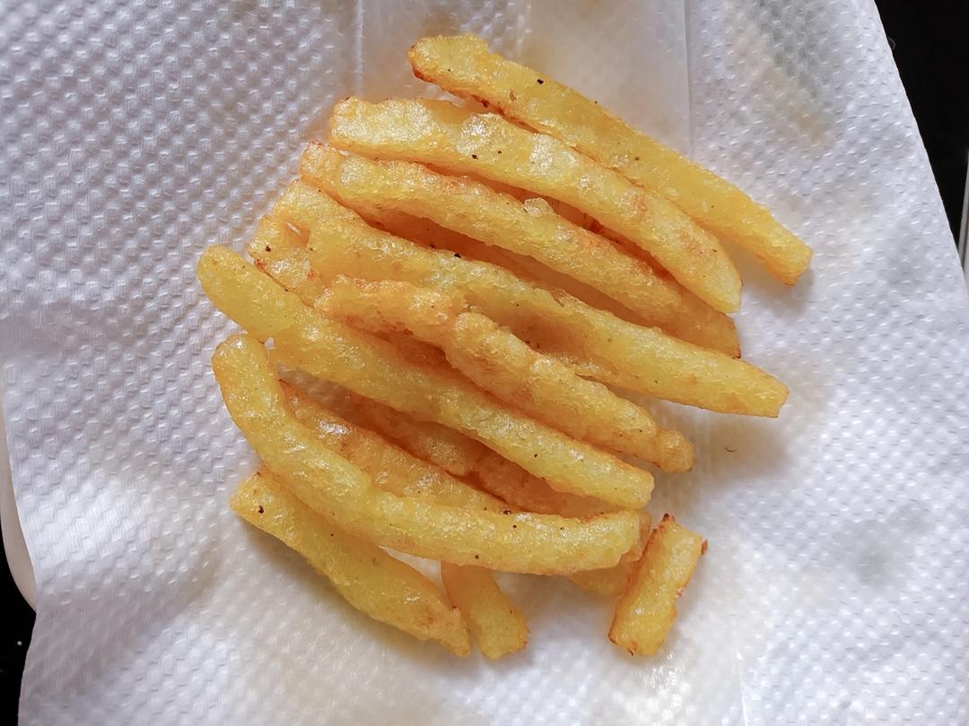 又香又酥的超长薯条，好吃到停不下来