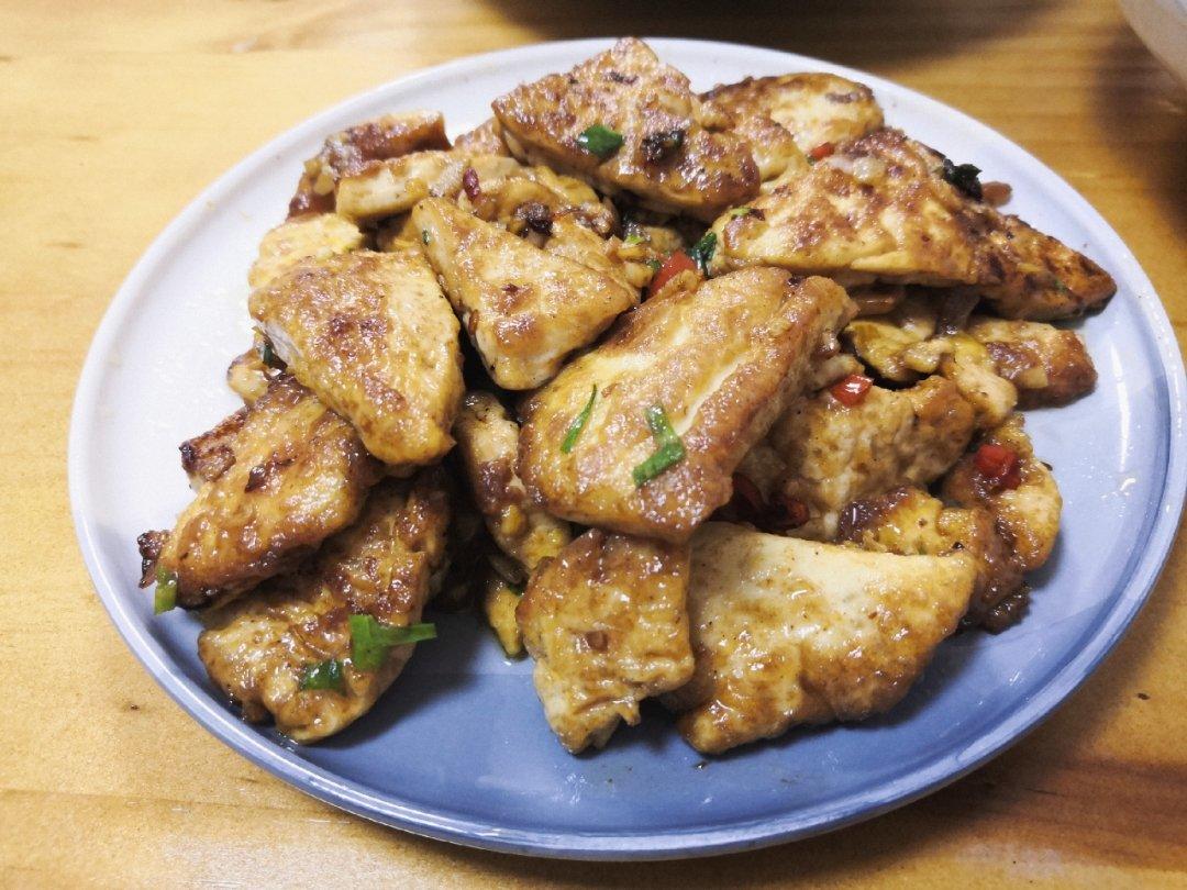 焖煎豆腐