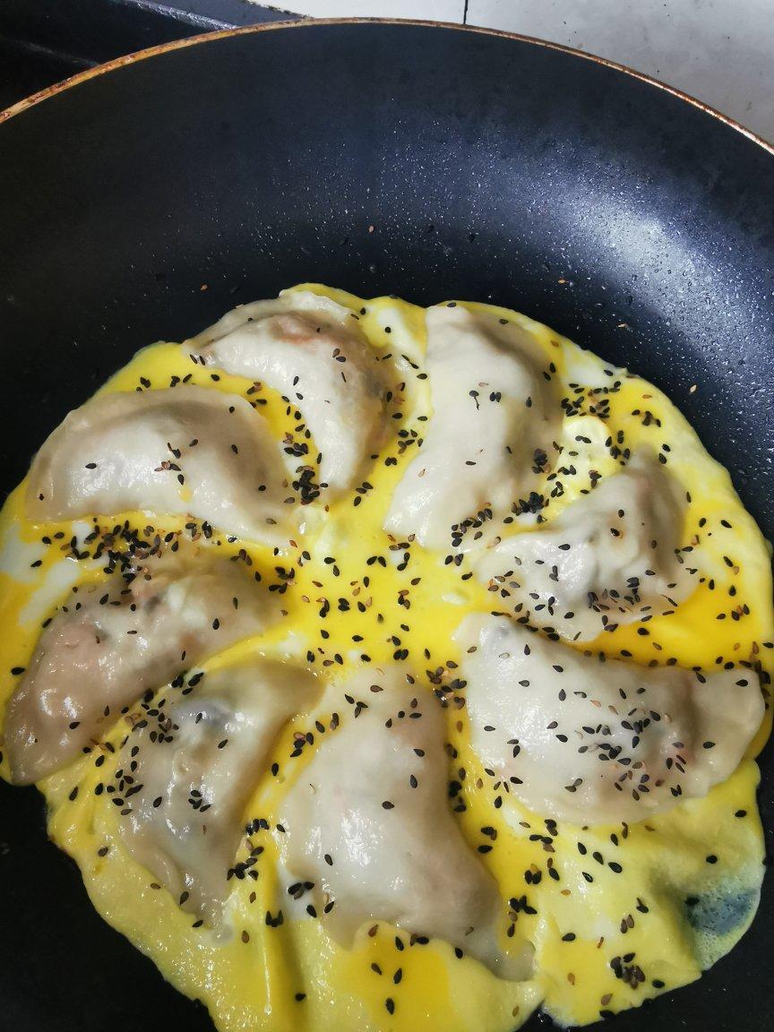 懒人快手抱蛋煎饺