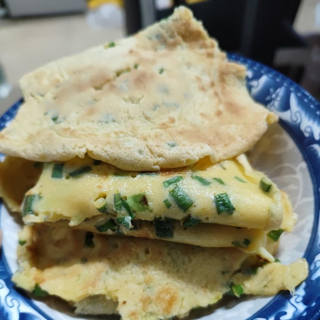 用葱花鸡蛋饼来唤醒你清晨的味蕾