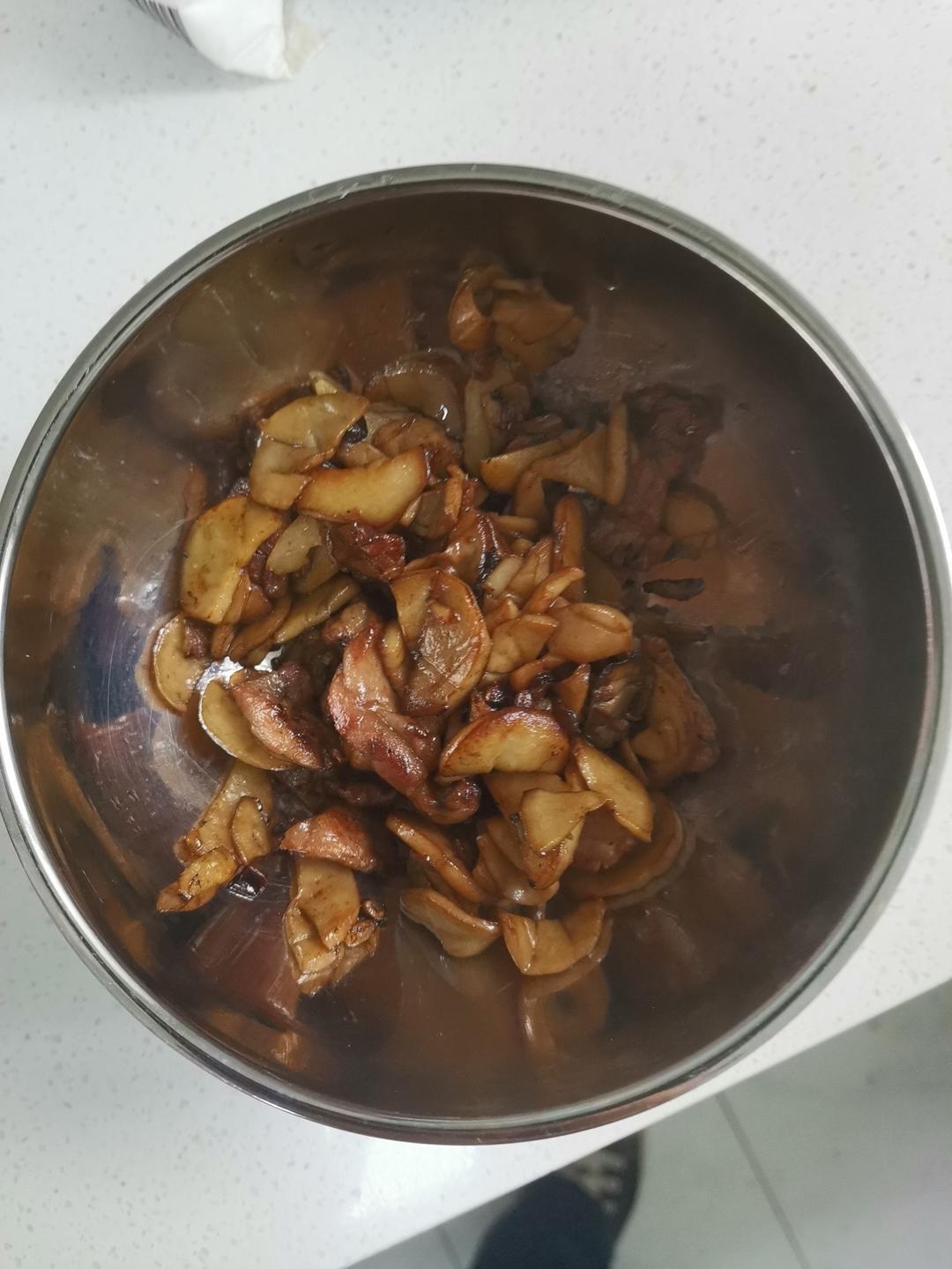 肉炒杏鲍菇