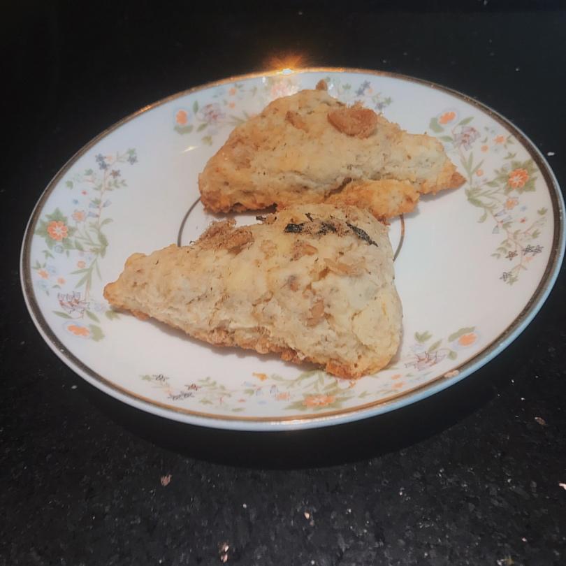 海苔肉松咸司康（酵母版）快速制作小技巧