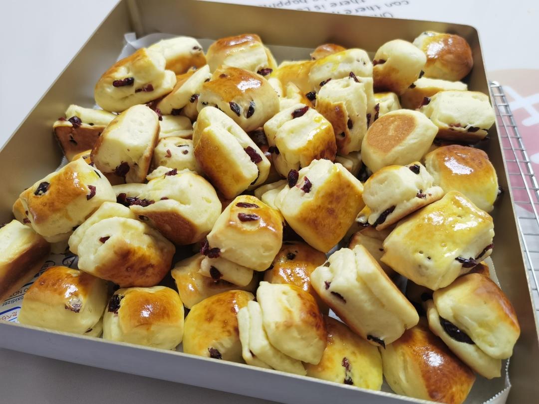 蔓越莓优格小面包块