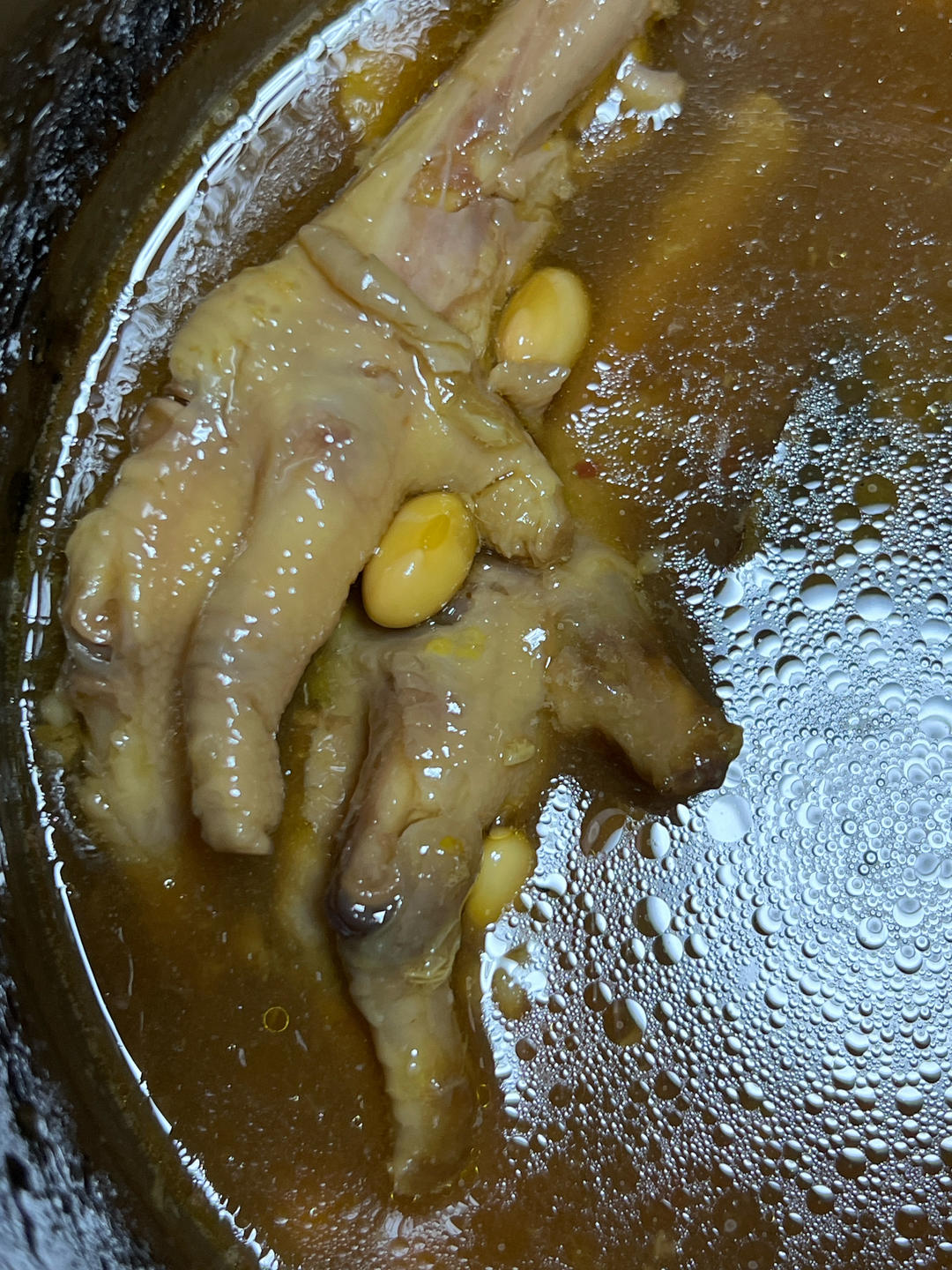 黄豆闷鸡爪