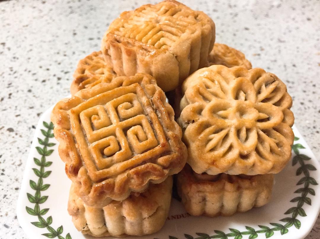 五仁月饼～不用转化糖浆的版本