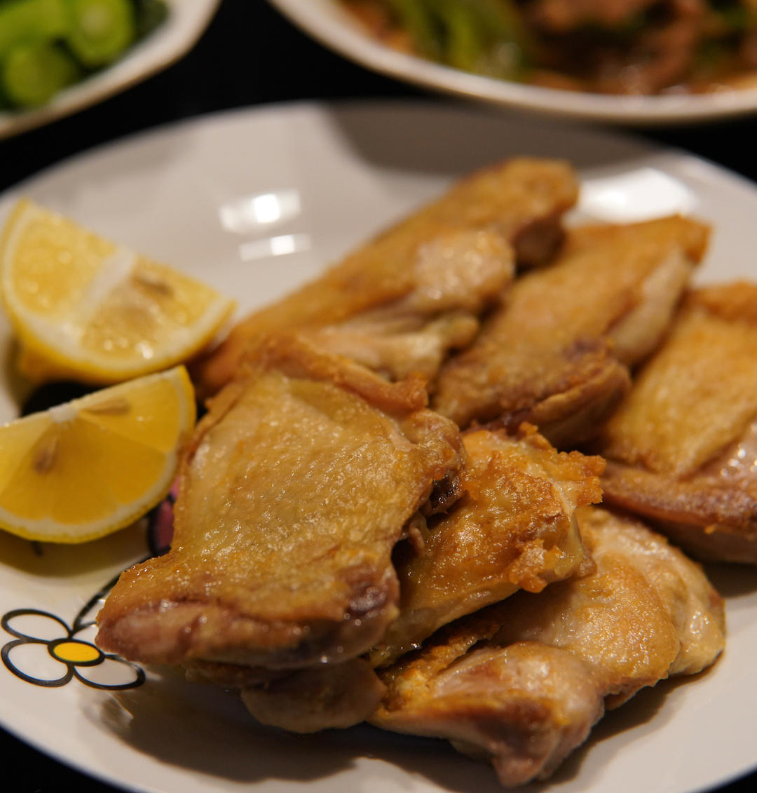 A bite of France—-法式盐煎鸡腿