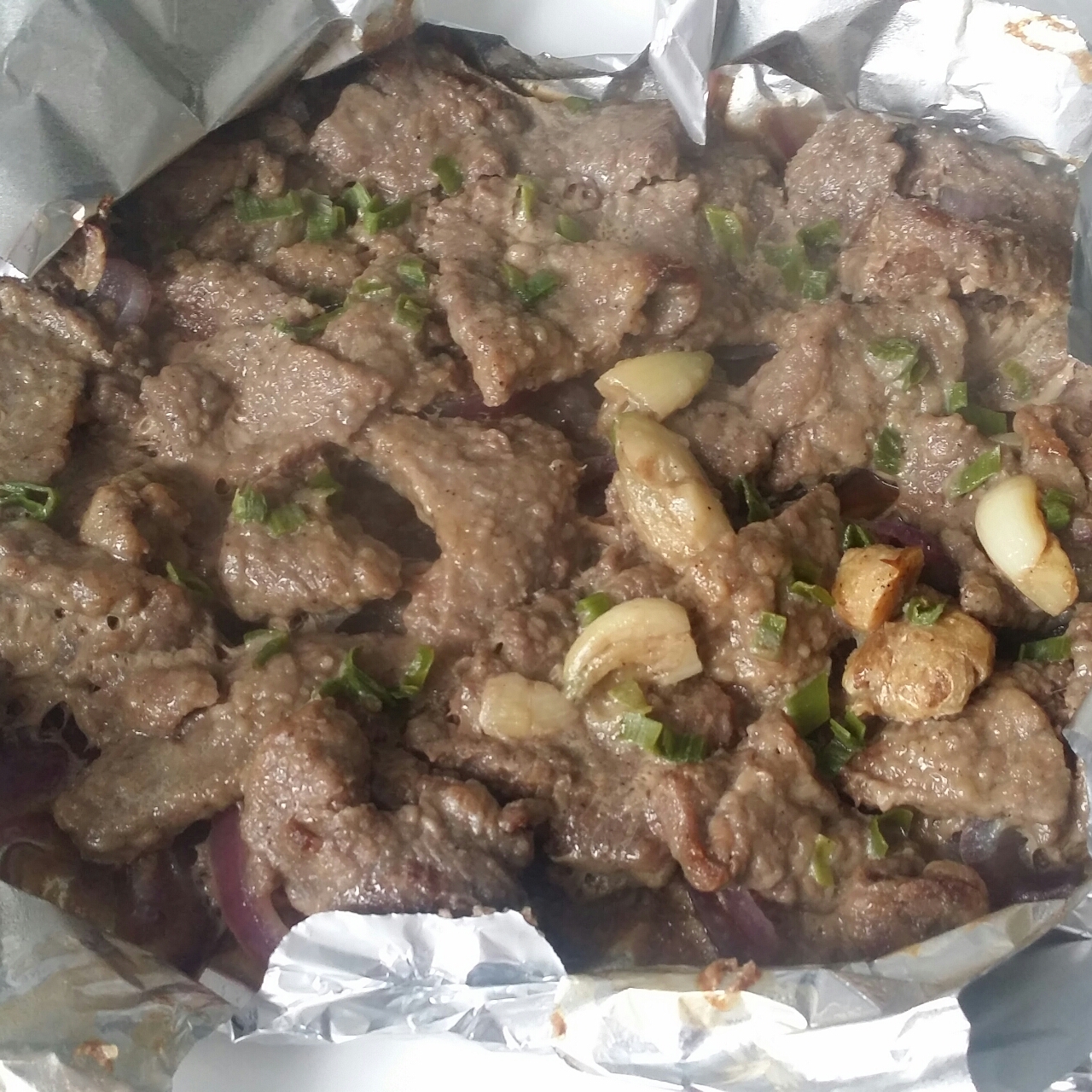 烤箱做嫩牛肉--锡纸牛肉