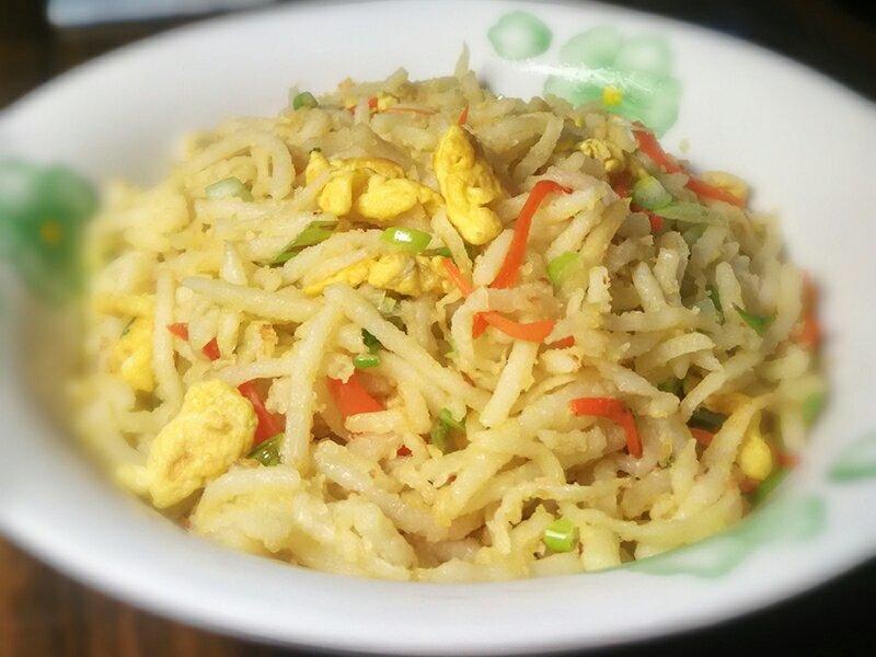 演绎童话做的山西传统面食——不烂子