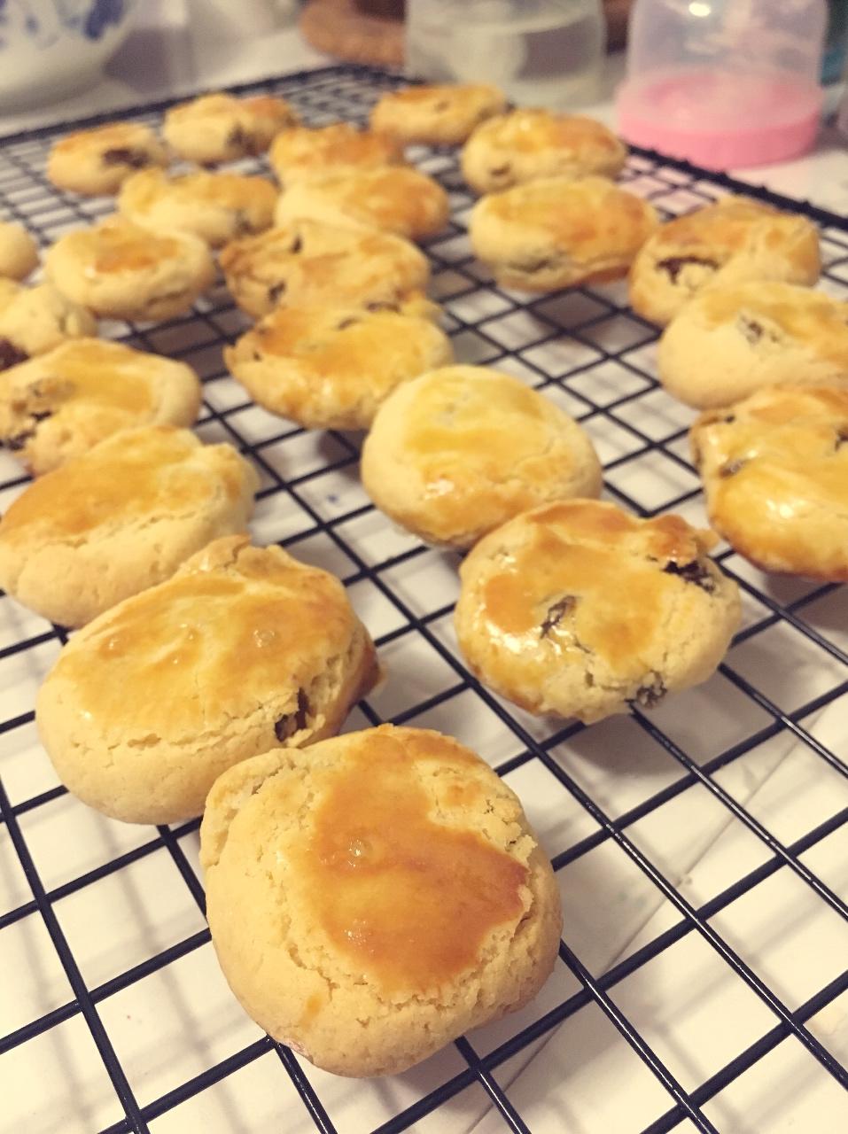 奶香浓郁的提子奶酥-儿时的回忆