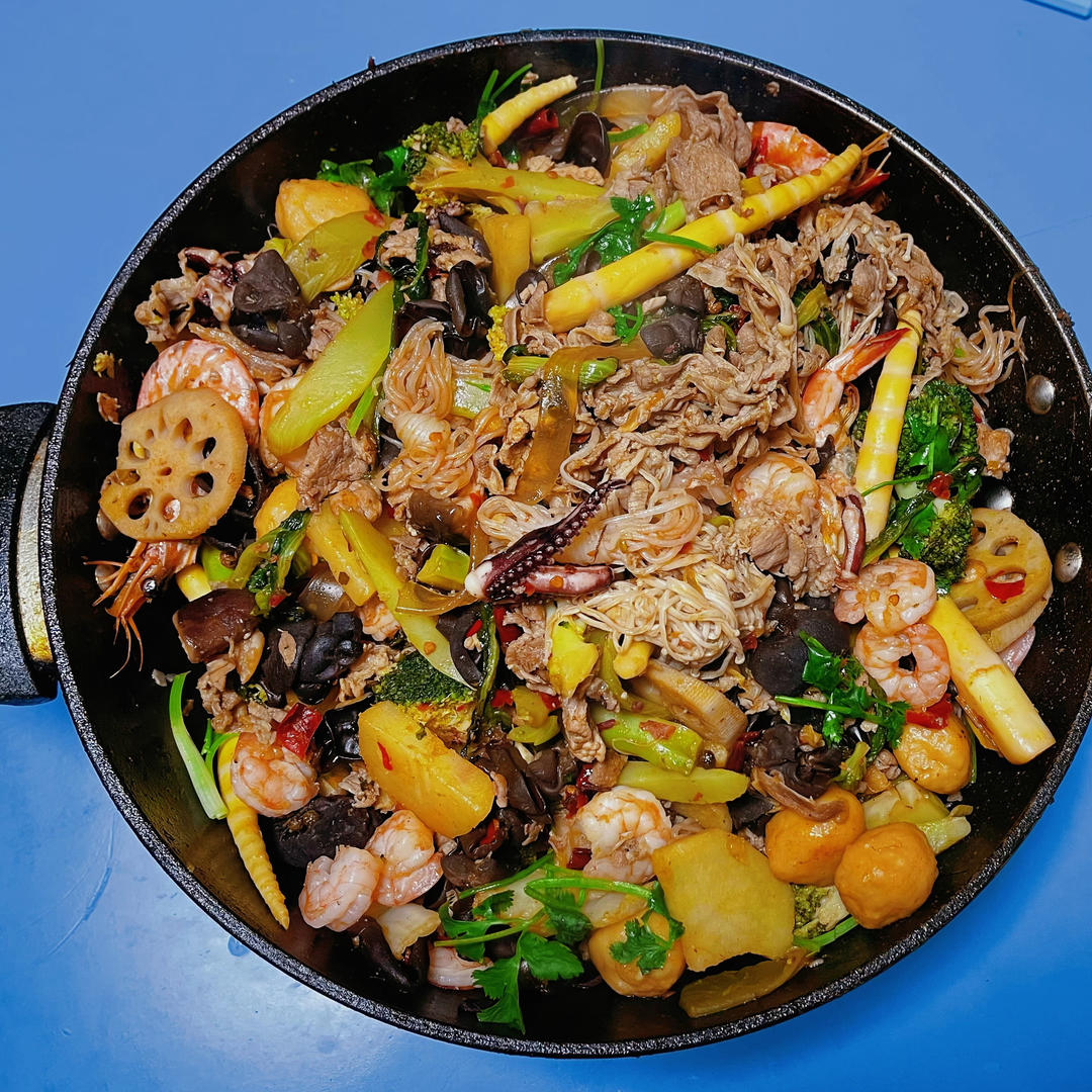 家庭聚会被赞爆的～麻辣香锅 今天这道菜太给撑场面了