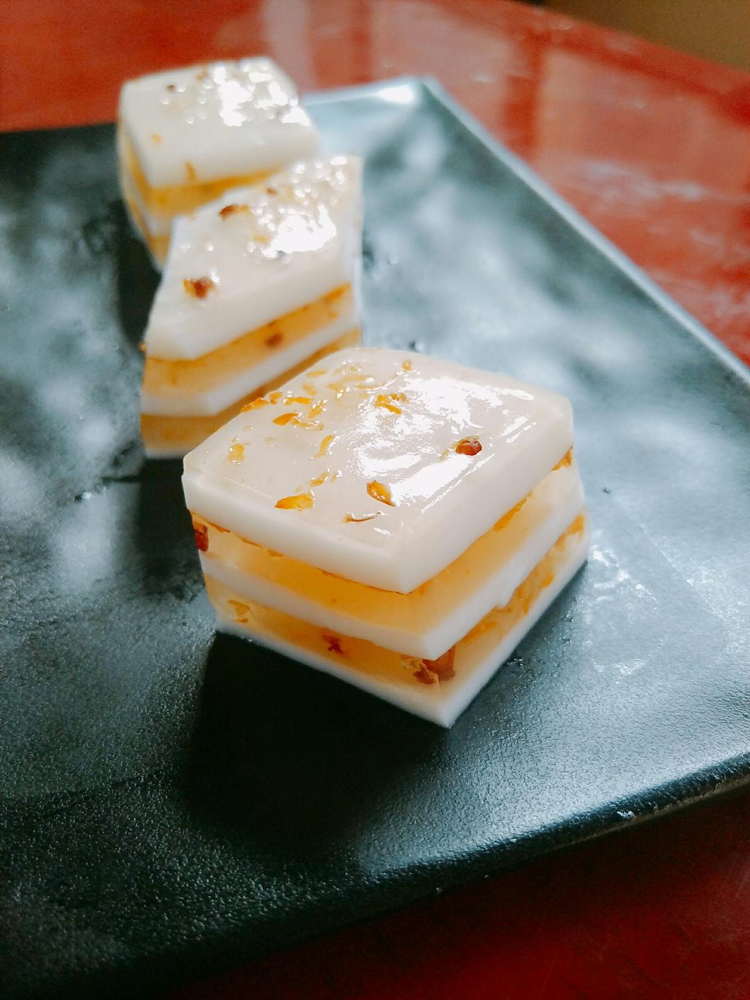 椰汁桂花糕   #夏日甜点#