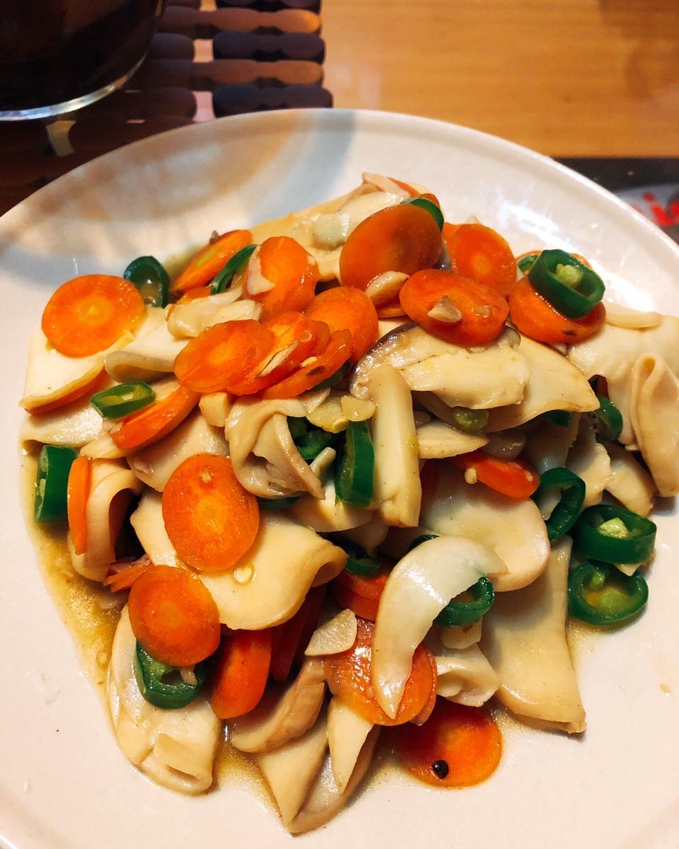 老丁的私房菜-美极杏鲍菇