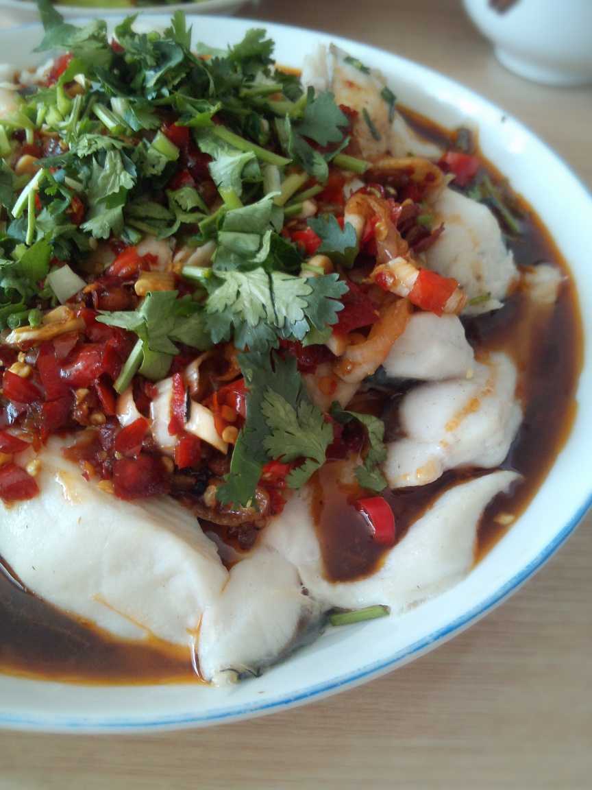 香辣蒸鱼片