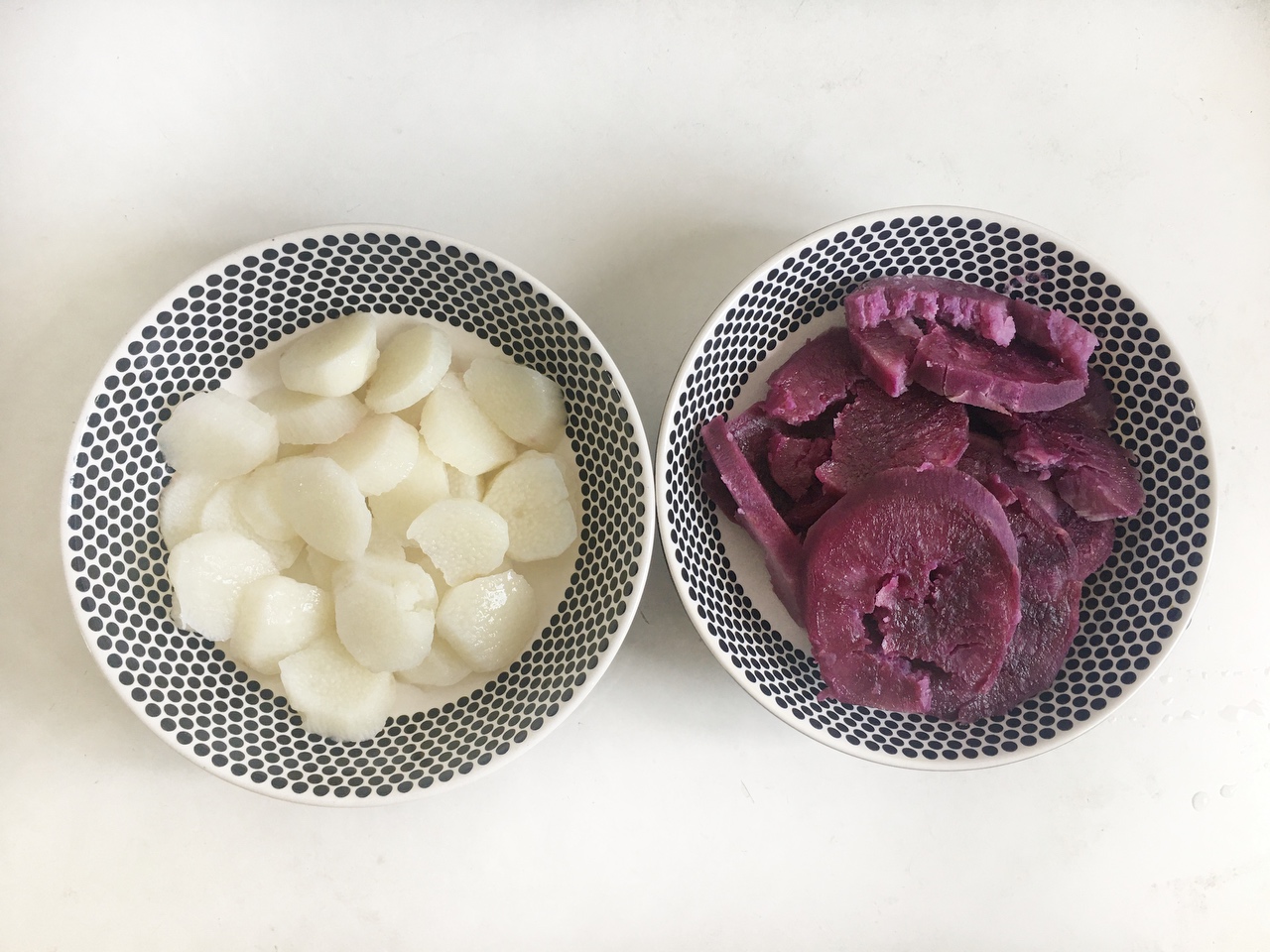 紫薯山药泥沙拉|好吃不胖的健康低脂餐的做法 步骤4