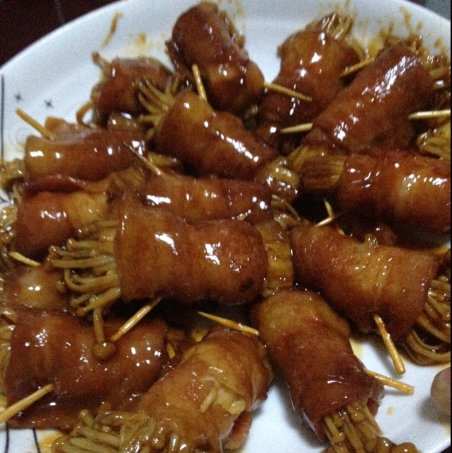 金针菇培根卷