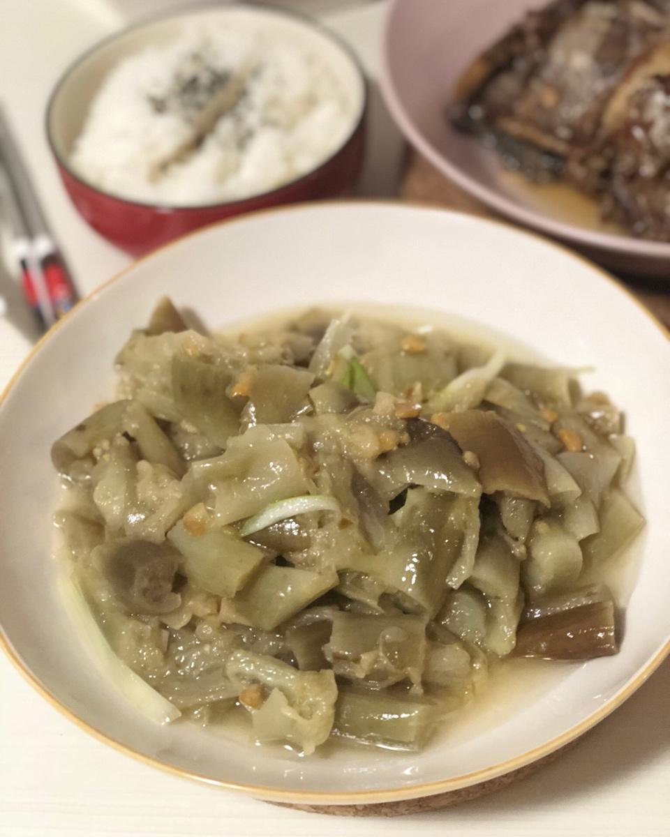潮式酱油炒白茄子