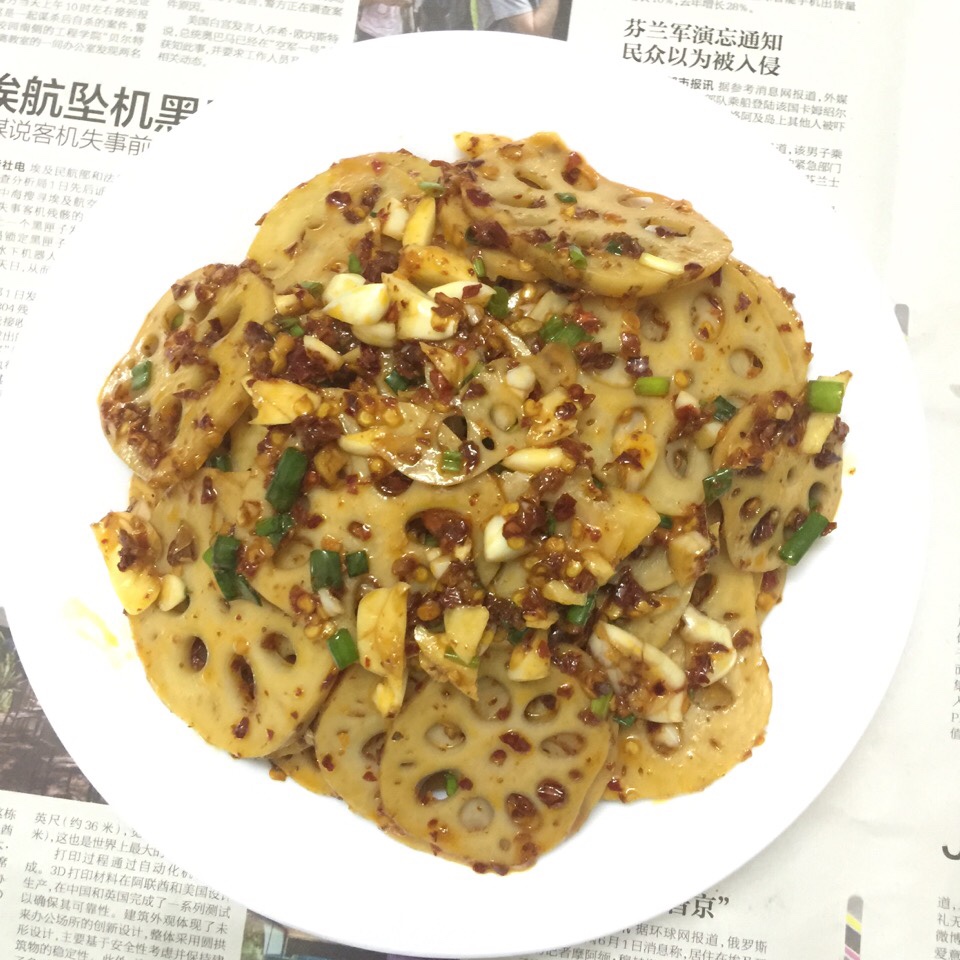 凉拌藕片