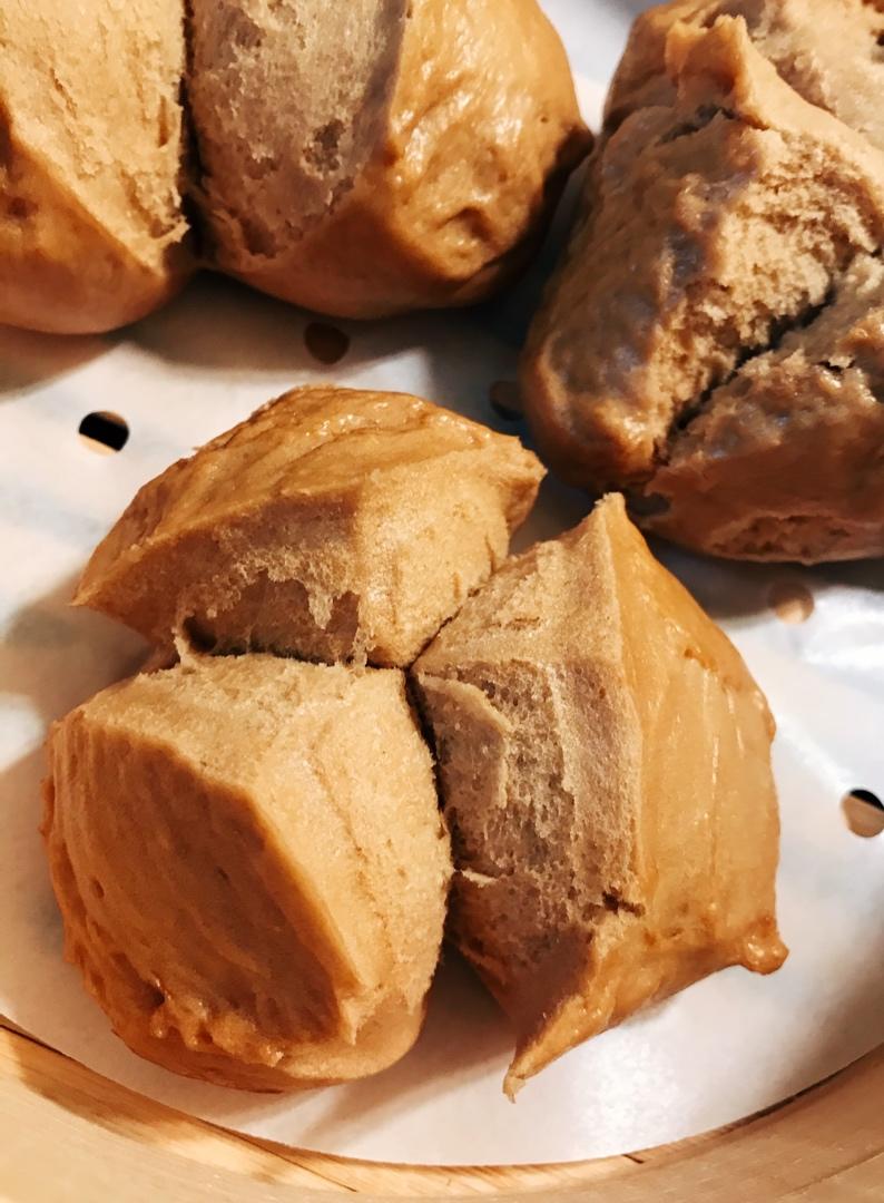 楼太lisa做的红糖开花馒头