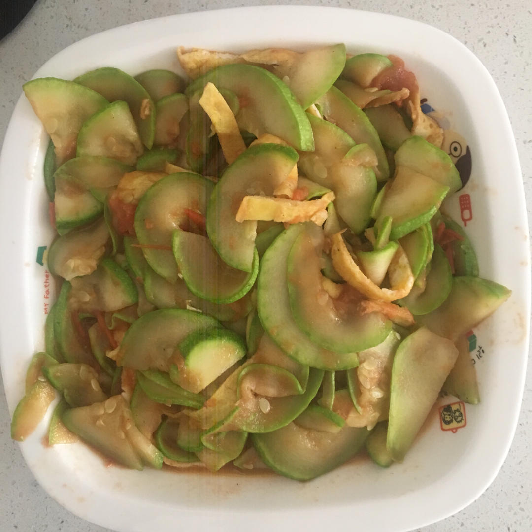 番茄鸡蛋西葫芦(意外的好吃)