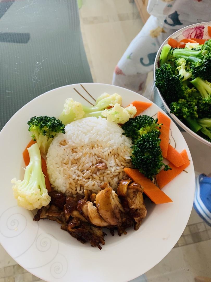 照烧鸡腿饭