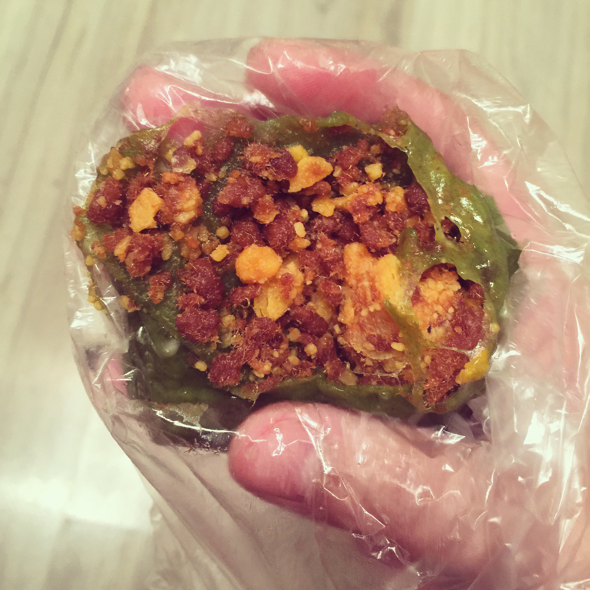 新晋网红【杏花楼 咸蛋黄肉松青团】