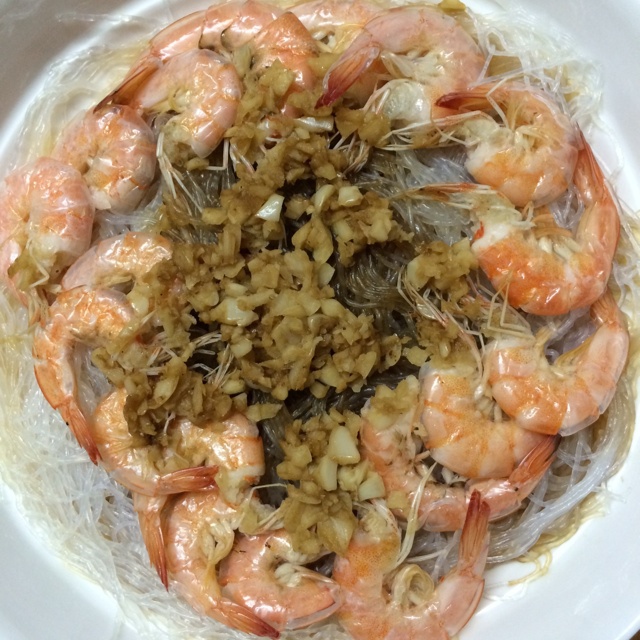 蒜蓉粉丝蒸虾