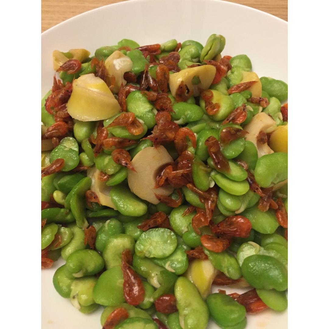 【食材包操作说明】笋丁河虾春蚕豆