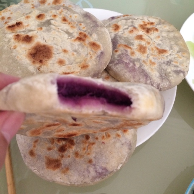 紫薯馅饼