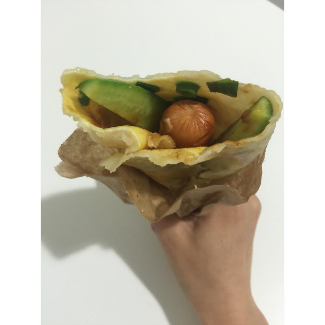 平底锅版煎饼果子
