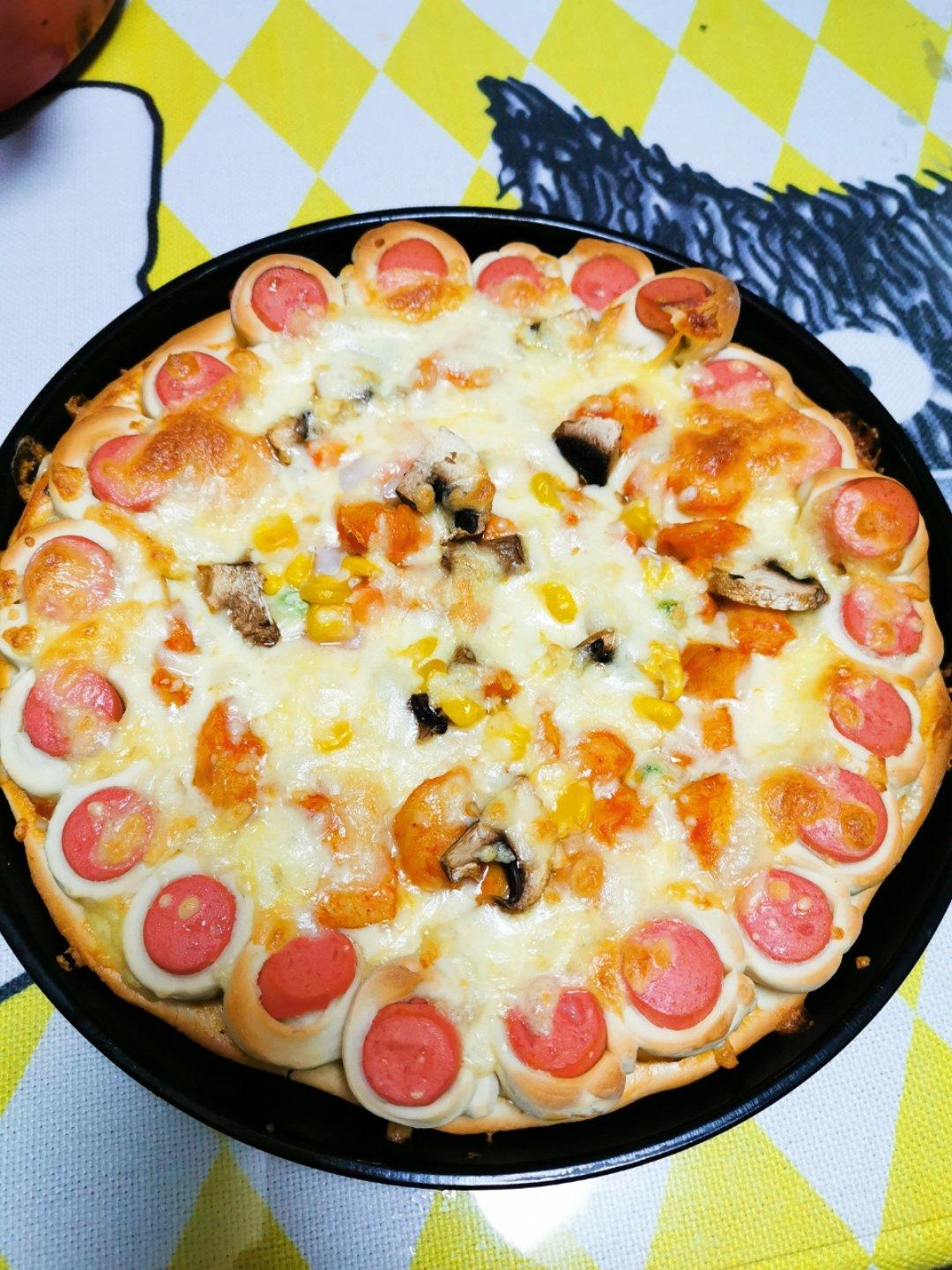 八寸披萨饼皮（四个）制作