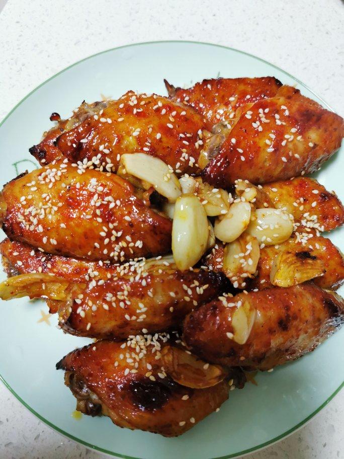 蒜香烤鸡翅