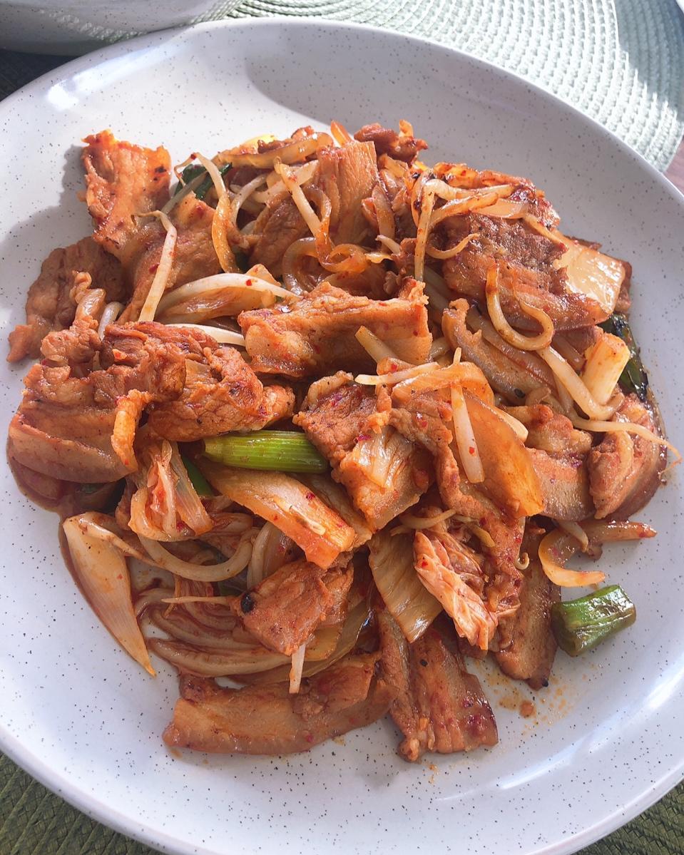 韩式泡菜五花肉