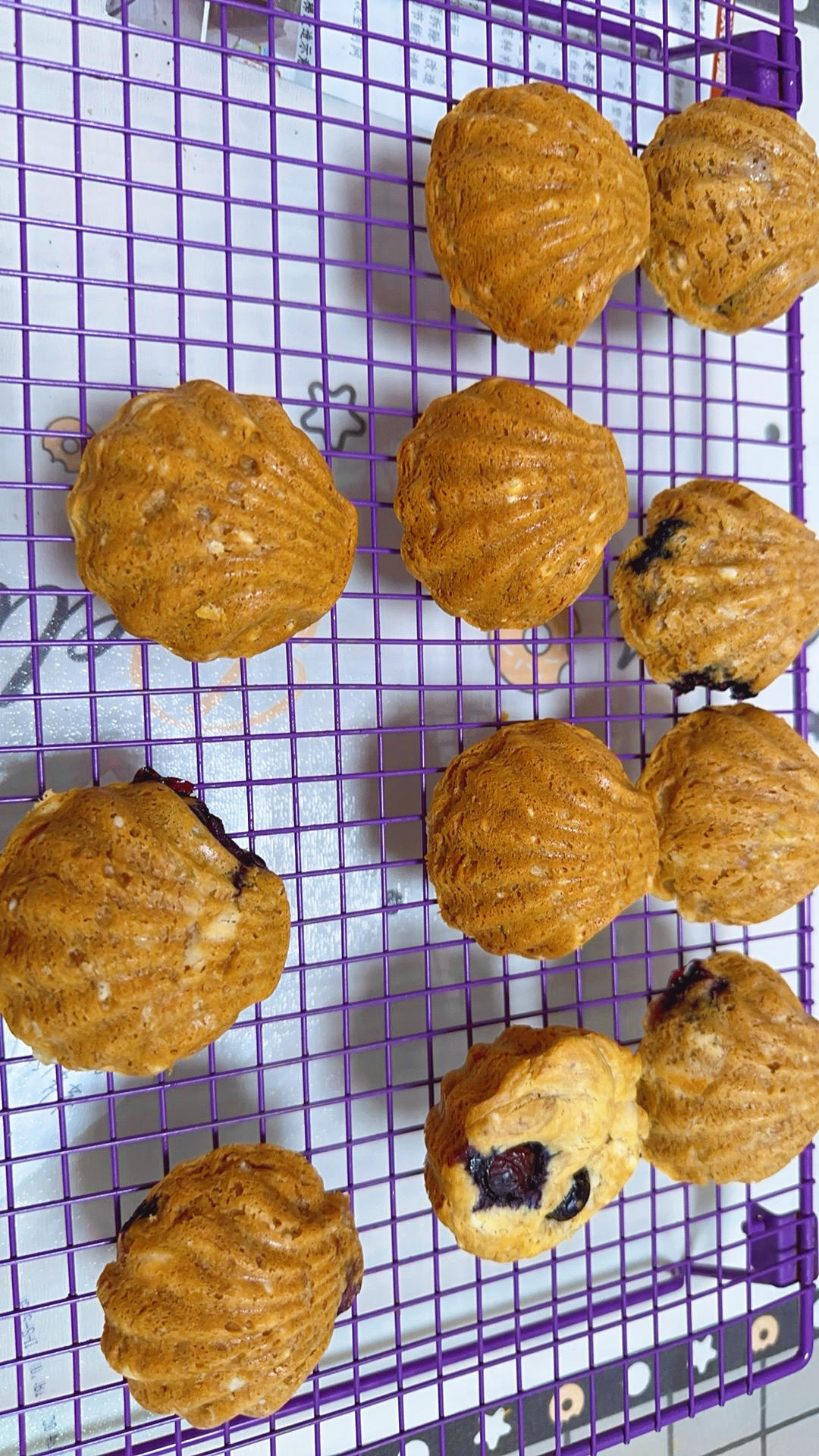 无麸质无蛋奶～大米粉蔓越莓香蕉麦芬