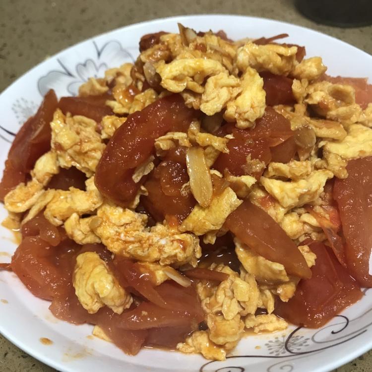 赛螃蟹炒番茄【The national Chinese food】